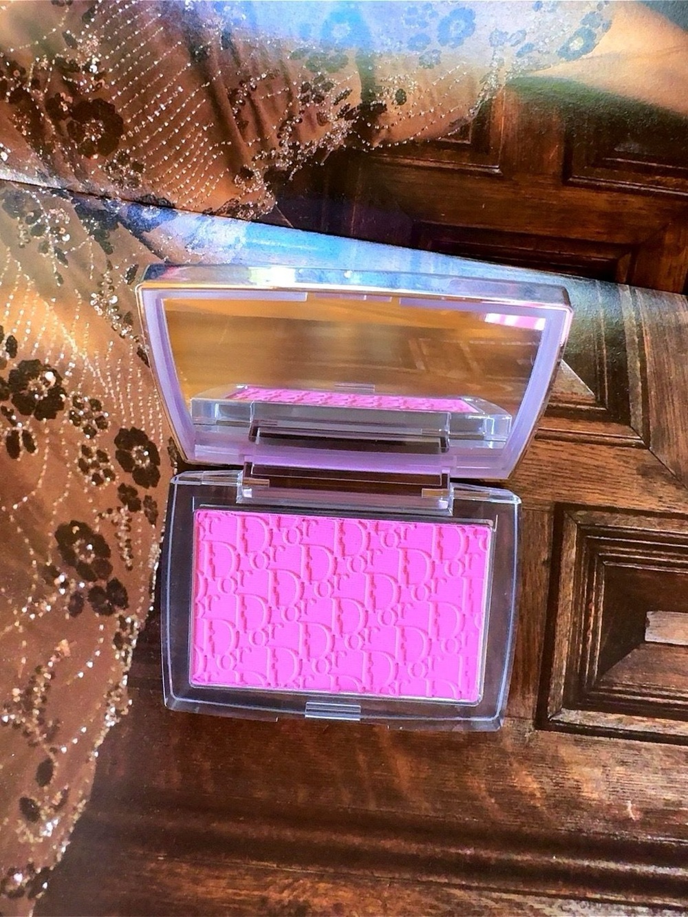 Dior Rosy Glow Color-Reviving Powder Blush — 063 Pink Lilac — 4.4 g / 0.15 oz